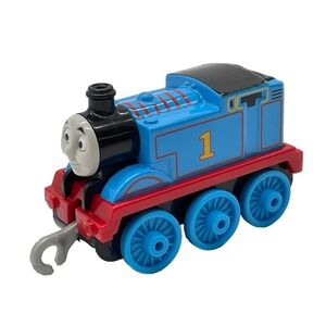 Thomas Push Along Train Engine 2018 Mattel Diecast Blue TrackMaster Loose Toy